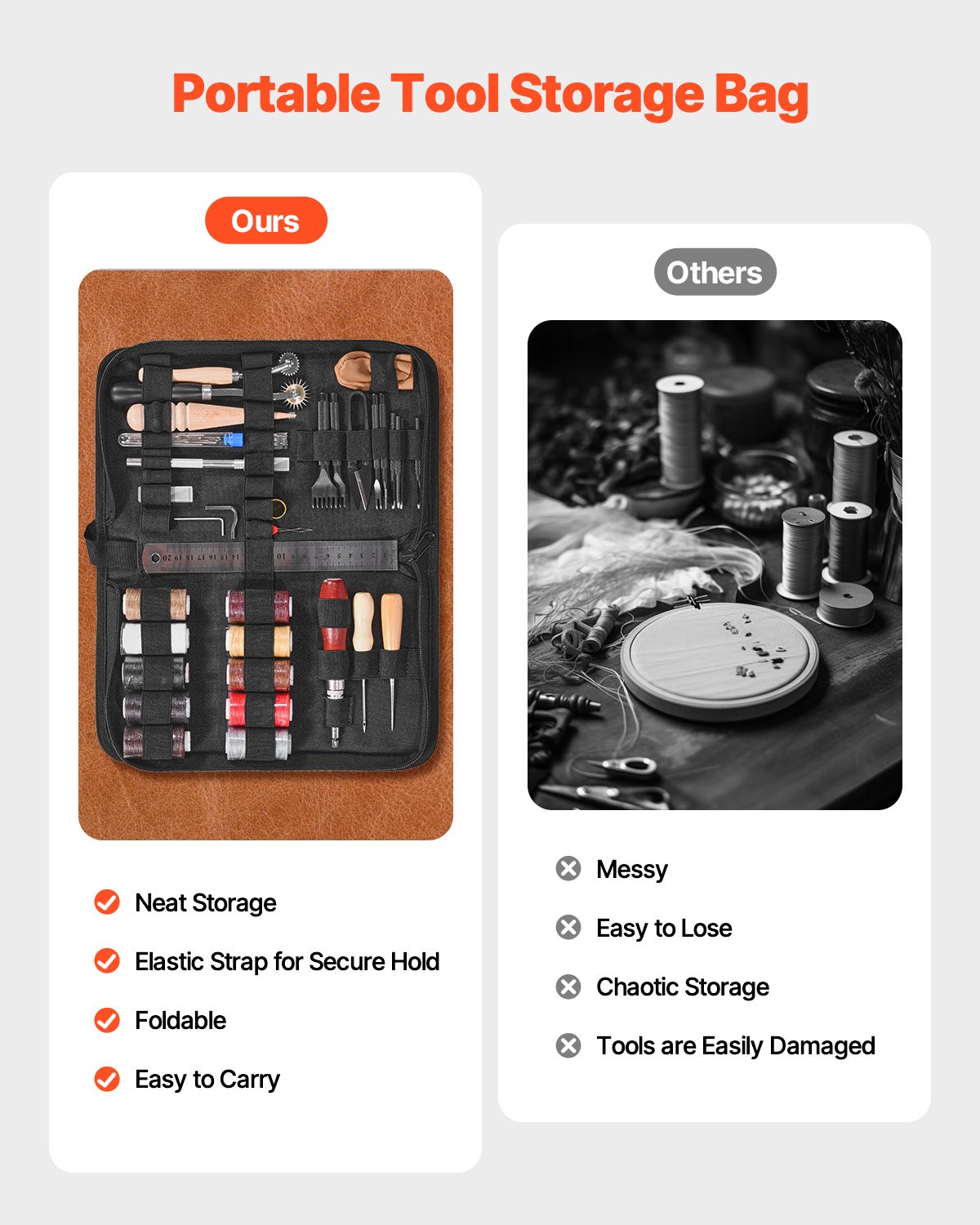 38 Essential Leather Craft Tools